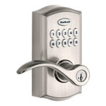 stainless steel keyless entry Kwikset lock